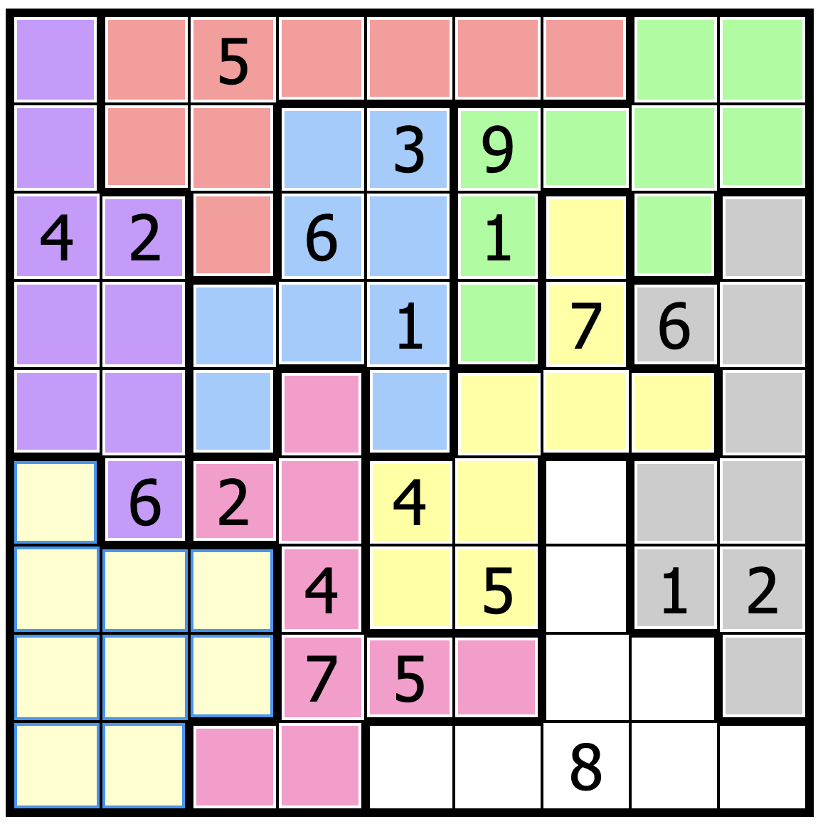 Jigsaw Sudoku