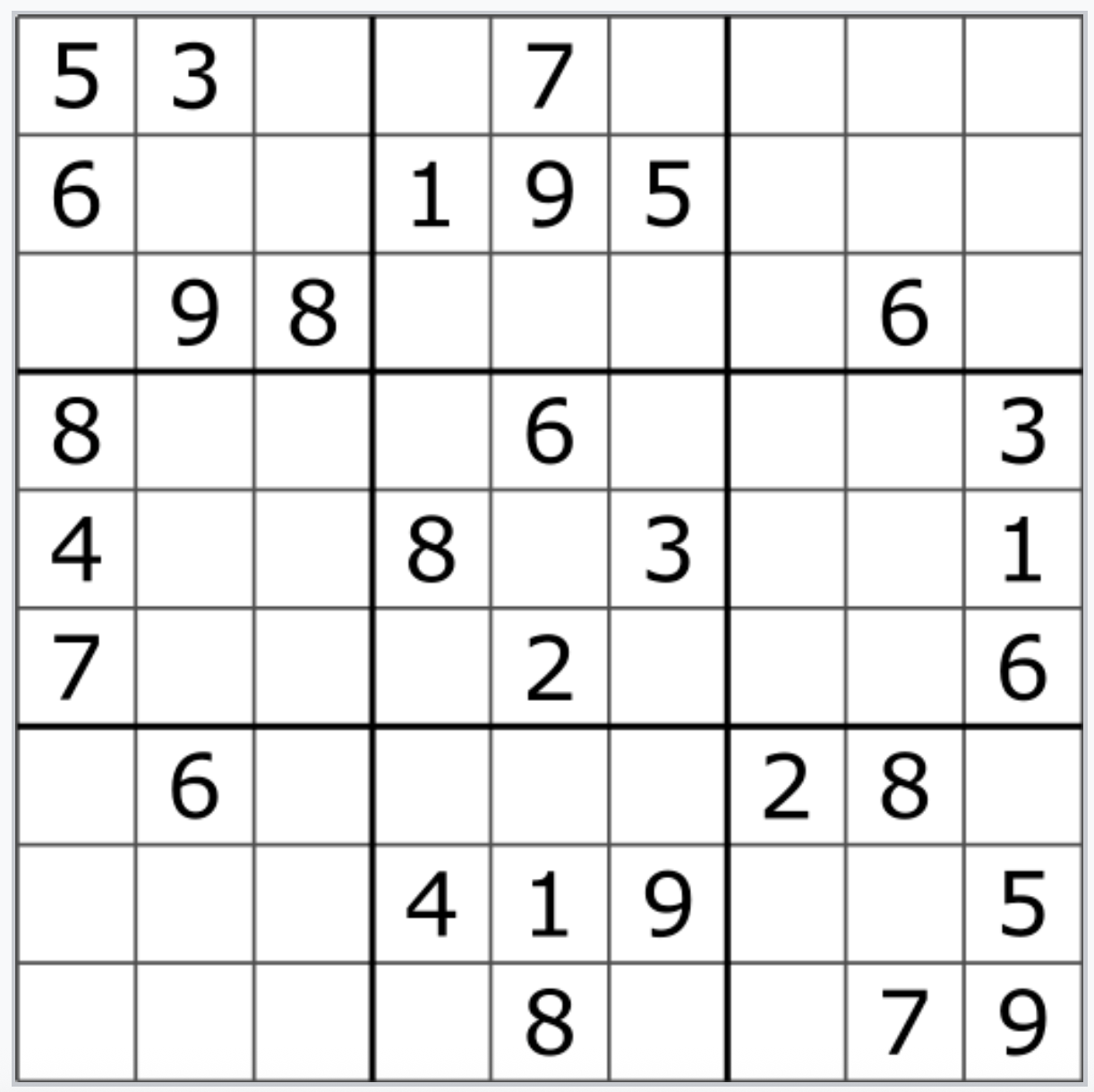 Jigsaw Sudoku
